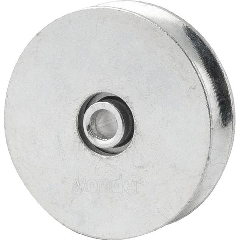 Roldana para Portão 3” Tipo U Aço Zincado R.Bucha - Vonder