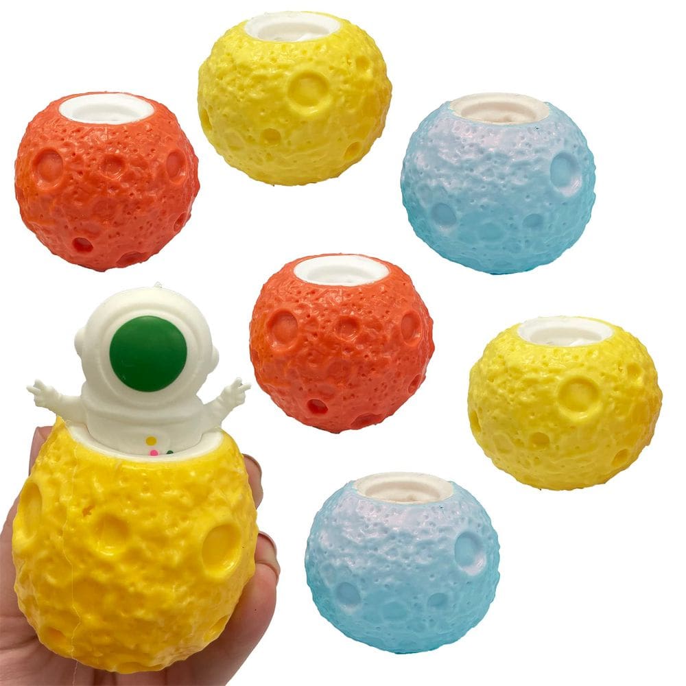 Pacote com 6 unidades Squishy Fidget Toy Tigerdoe Astronaut Pop Up