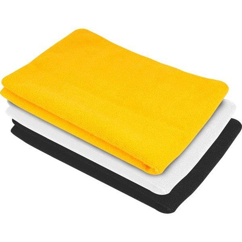 Toalha Microfibra 40X40cm 300Gsm 3 peças - Vonder