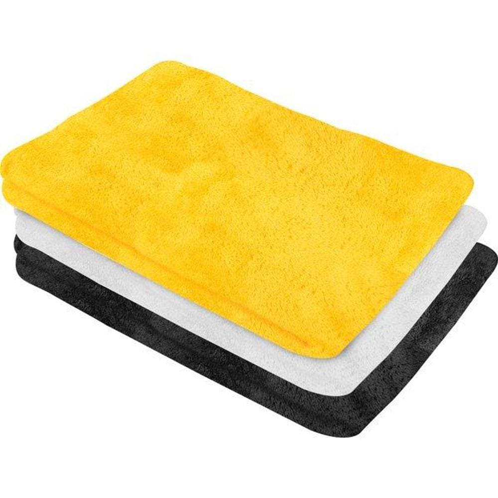 Toalha Microfibra 60X40cm 500Gsm 3 peças - Vonder