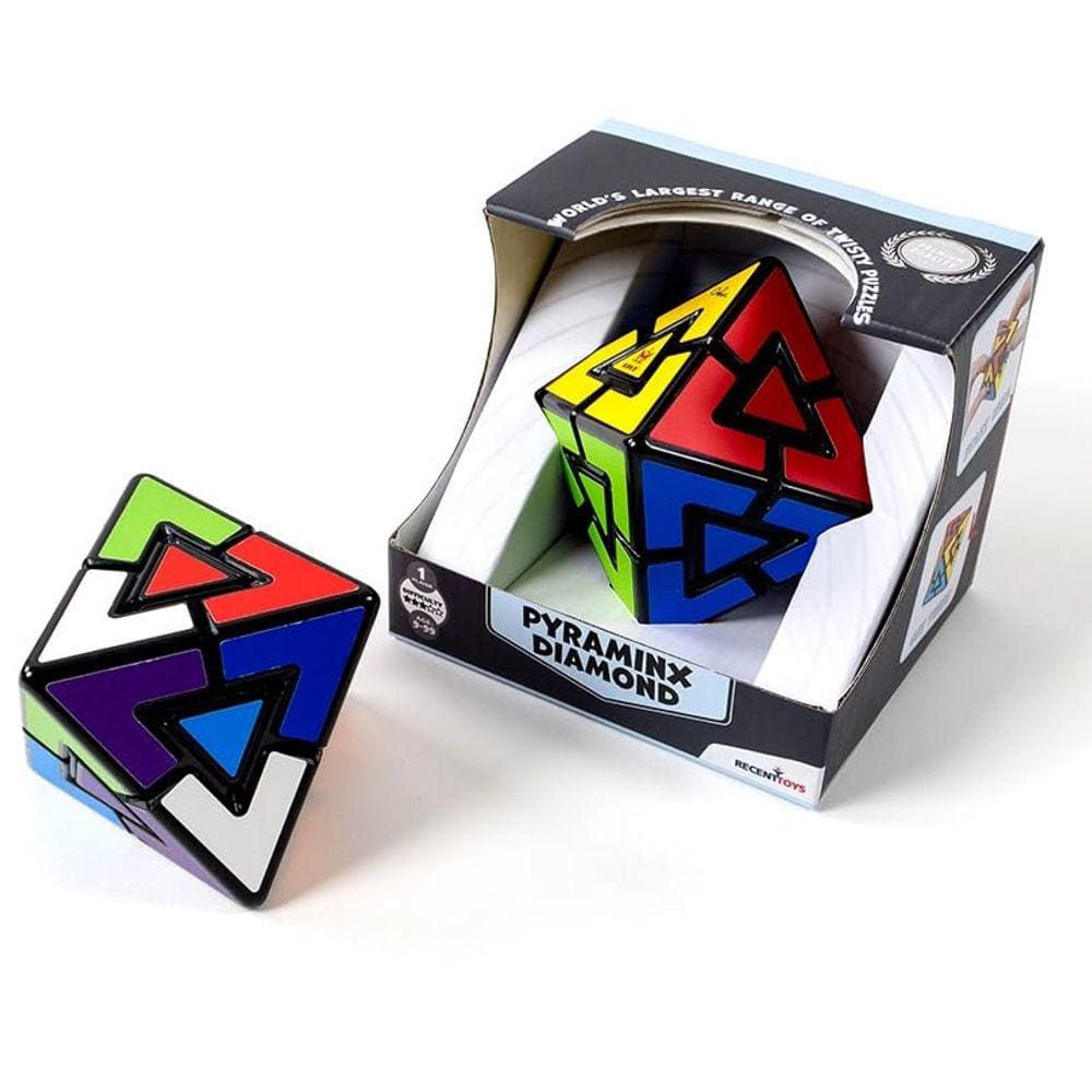Puzzle Meffert`s Pyraminx Diamond Travel Friendly para maiores de 9 anos