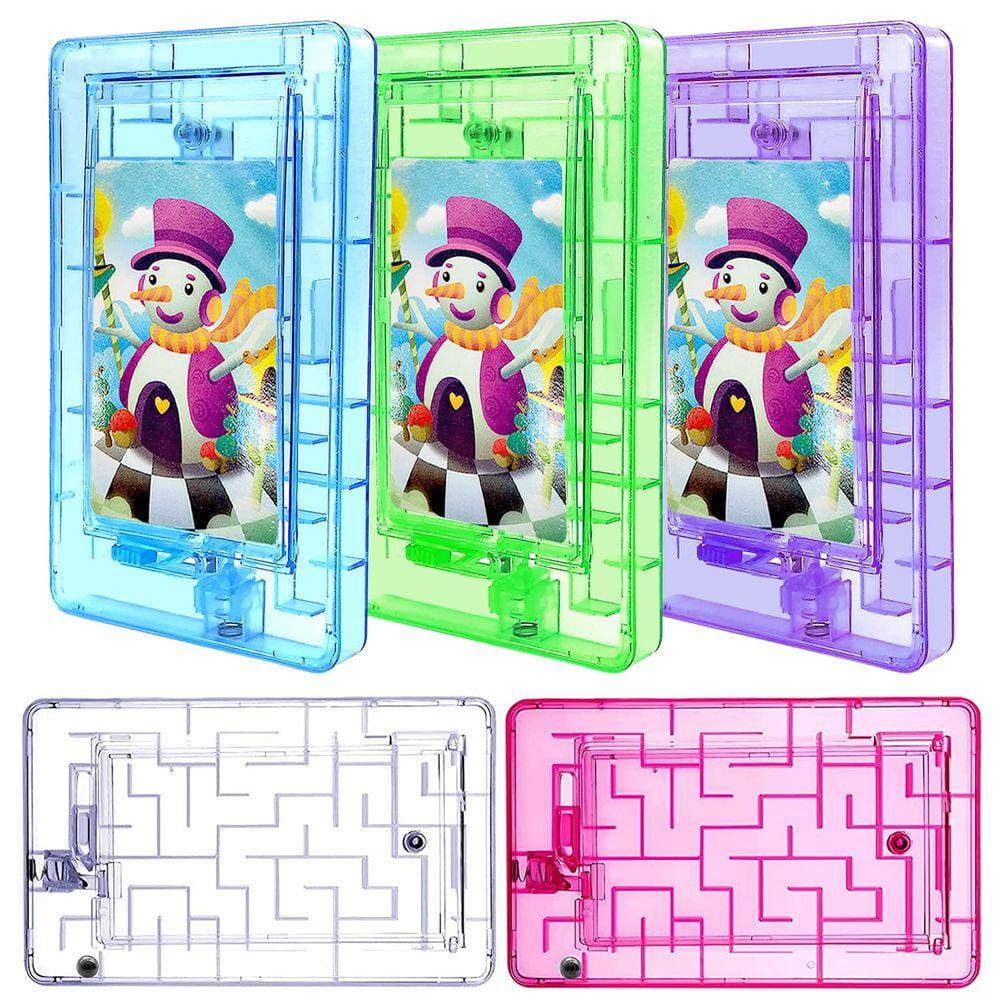 Porta-cartões de quebra-cabeça Money Maze Gift Holder 5 peças Plzoslly