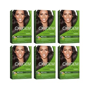 Creme Alisante Origem 80G Medio Ervas Cereais - Kit Com 6Un