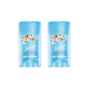 Desodorante Secret Clear Gel Cotton 45G - Kit Com 2Un
