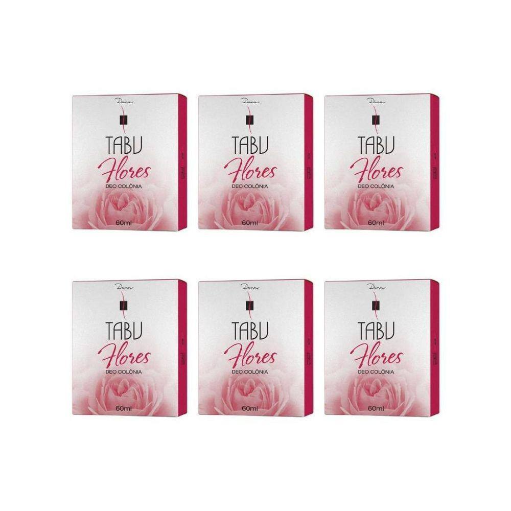 Colonia Tabu 60Ml Flores - Kit Com 6Un