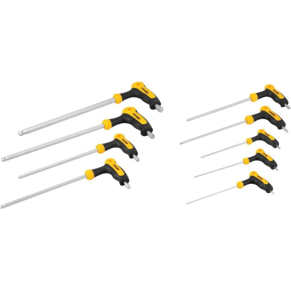 Jogo De Chaves Allen Com Cabo T 2Mm A 10Mm Com 9 Peças Vonder