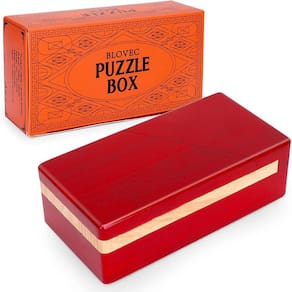Caixa de quebra-cabeça Blovec Impossible Secret Opening com gaveta