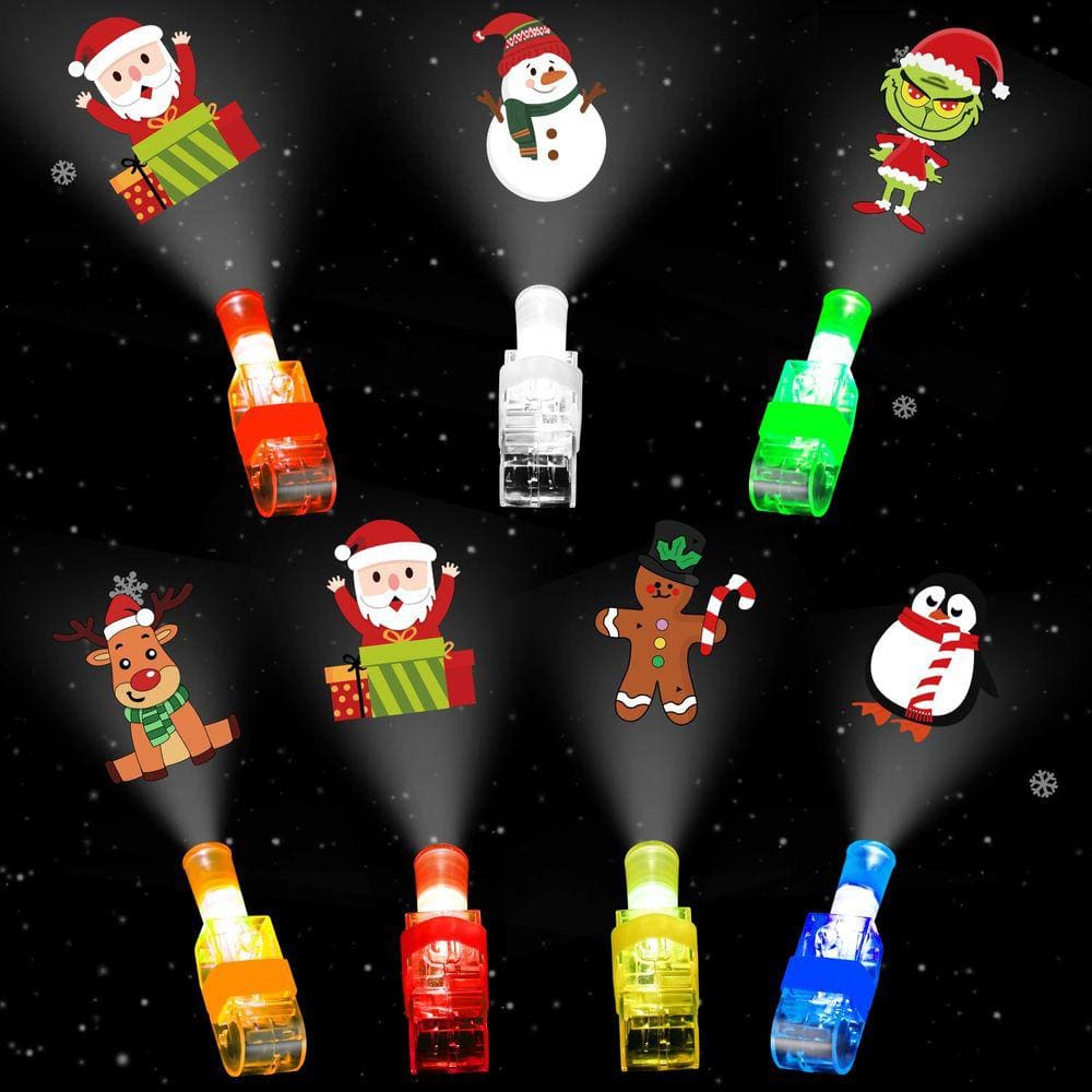 Lembrancinhas de festa de Natal COKOKA LED Light Up Finger Lights 36P