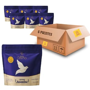 Arroz Jasmine Grano Divino 1Kg  6 Pacotes