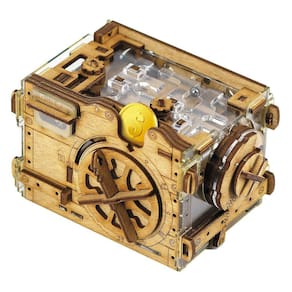 Caixa de quebra-cabeça Adventure A-maze-ing Safe Marble Run Money Box