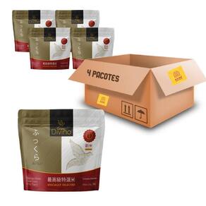 Arroz Para Sushi Premium Grano Divino 1Kg  4 Pacotes
