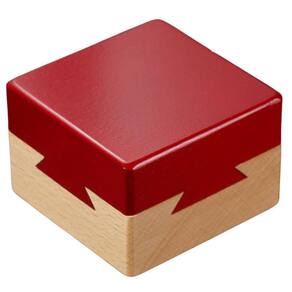 Quebra-cabeça de madeira Blovec Impossible Dovetail Box com Compa Secreta