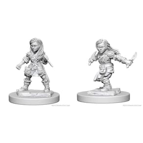 Figura em miniatura WizKids Dungeons & Dragons Halfling Female