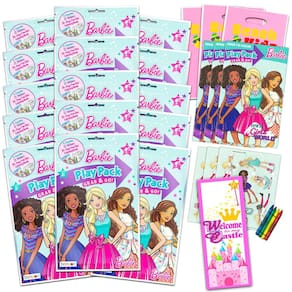Pacote Play Packs Bendon Publishing Barbie, conjunto de 15 crianças