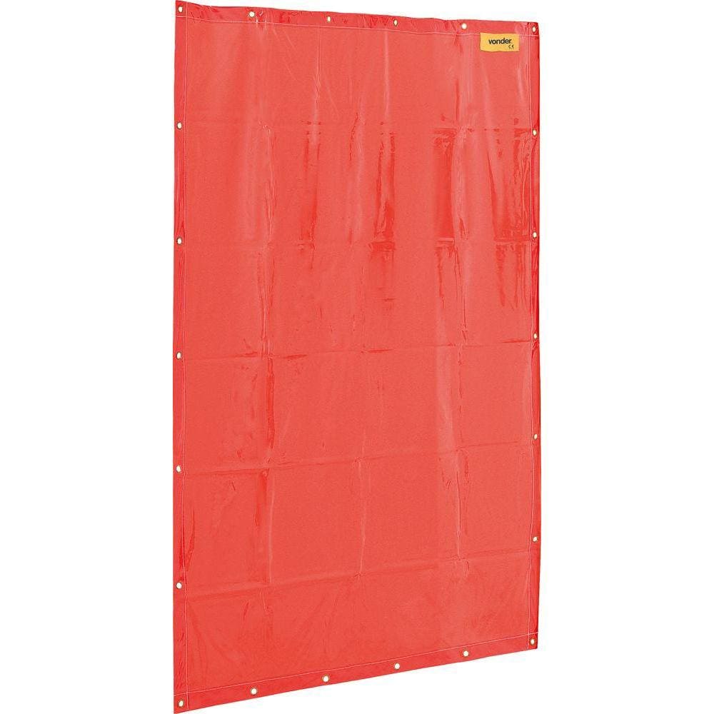 Cortina para solda 1,22x1,78 laranja sem suporte Vonder