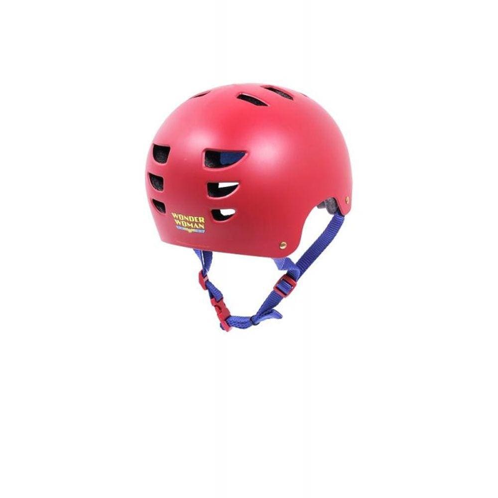 Capacete mulher maravilha com presilha tam. P - Bel Brink