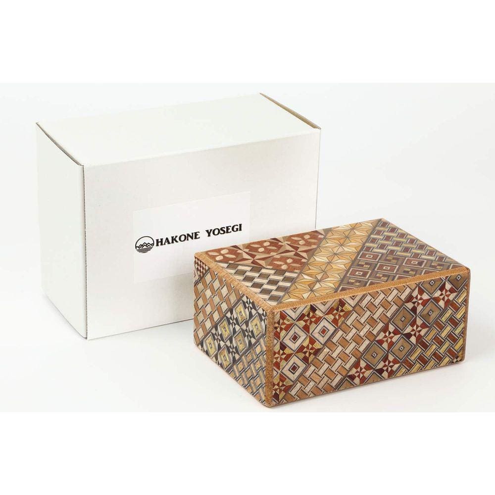 Caixa de quebra-cabeça Hakone Yosegi Japanese Woosegi, quebra-cabeças, 10 conjuntos