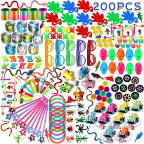 Sortimento de brinquedos Amy & Benton, 200 peças de lembrancinhas para festas de aniversário para crianças