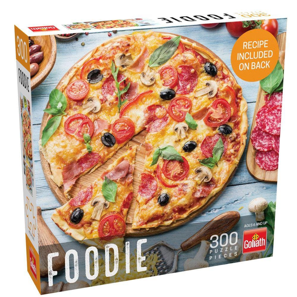 Puzzle Goliath Foodie Pizza com receita de mais de 6 anos