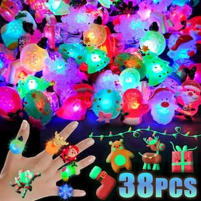 Pacote com 36 lembrancinhas de festa de Halloween HJZIZI para crianças com iluminação até