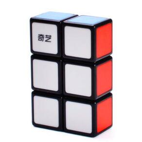 Cuboid Cube Cuberspeed QiYi 1x2x3, versão preta sem adesivo