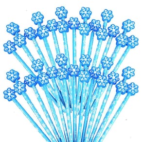 Lápis DragZWS Snowflake Winter Holiday com borracha de 23 cm