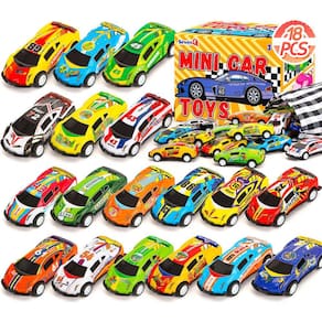 Toy Cars SevenQ Race Cars Pull Back Cars Kids 4-8 anos 18 unidades