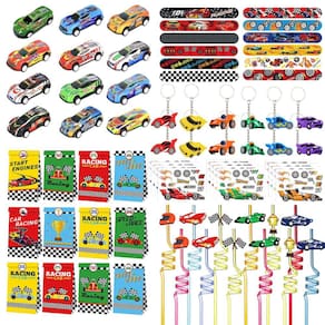 Conjunto de lembrancinhas de festa Race Car XIPEGPA Race Car com tema de aniversário