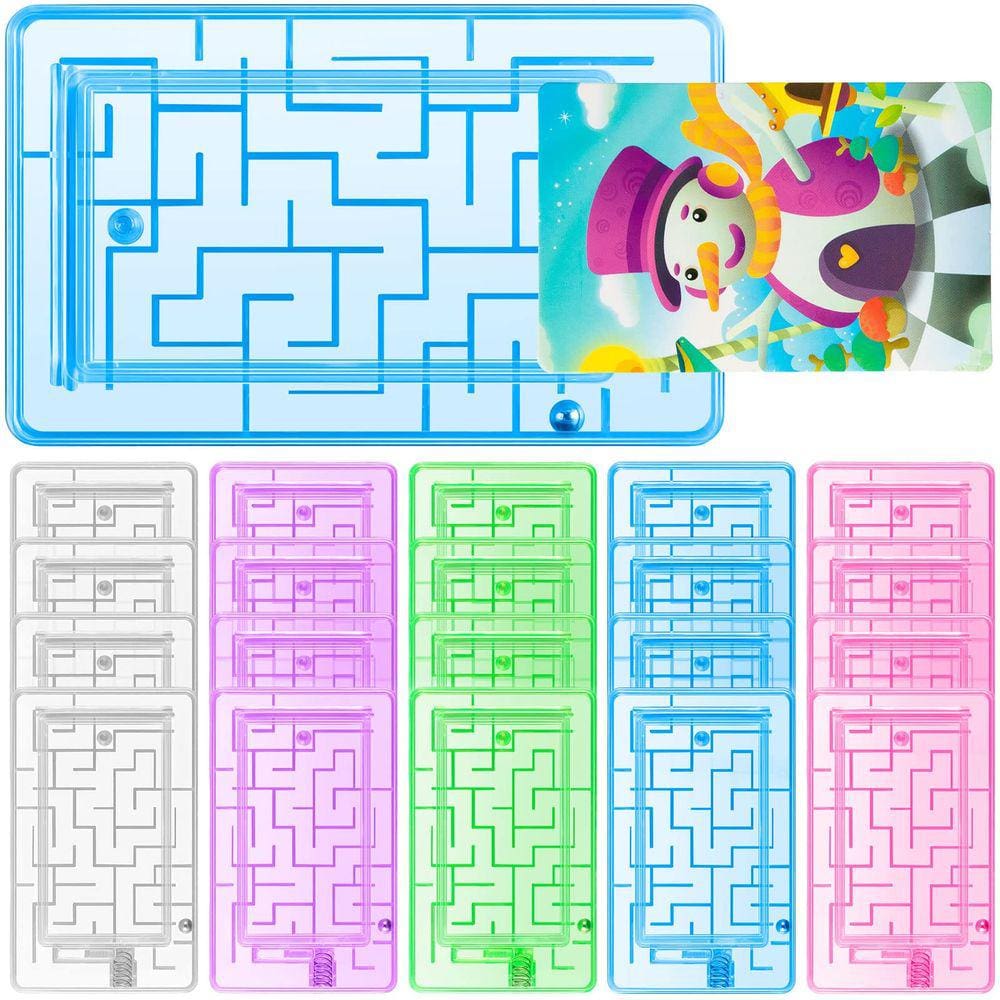 Porta-vales-presente Maze Fun Money Puzzle, caixas de presente x20