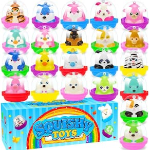 Pacote com 24 brinquedos macios Party Favors Ouheal para crianças com bolsa