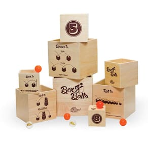 Jogo Trick-Shot Fat Brain Toys Box N Balls, de 5 anos a adulto
