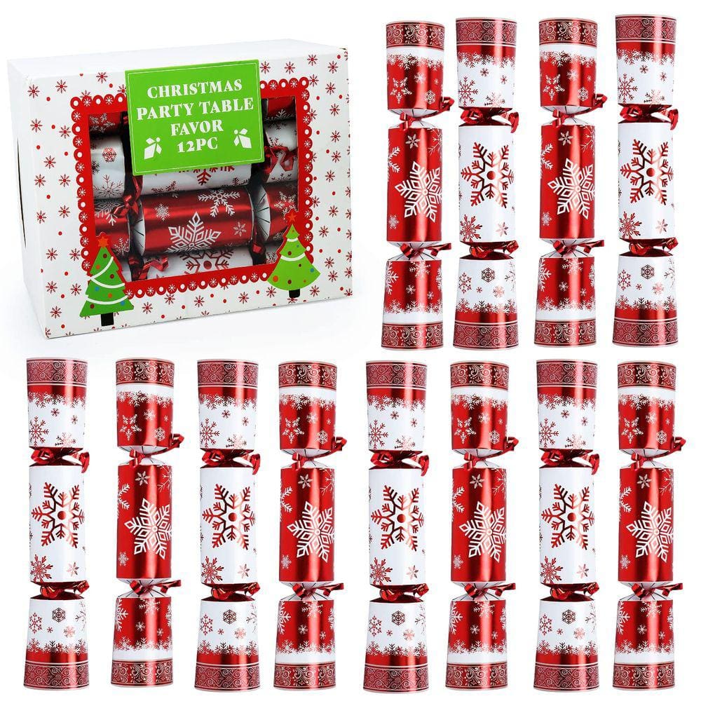 Mesa de festa Favors FunsLane, pacote com 12, 10 cm, Natal para crianças