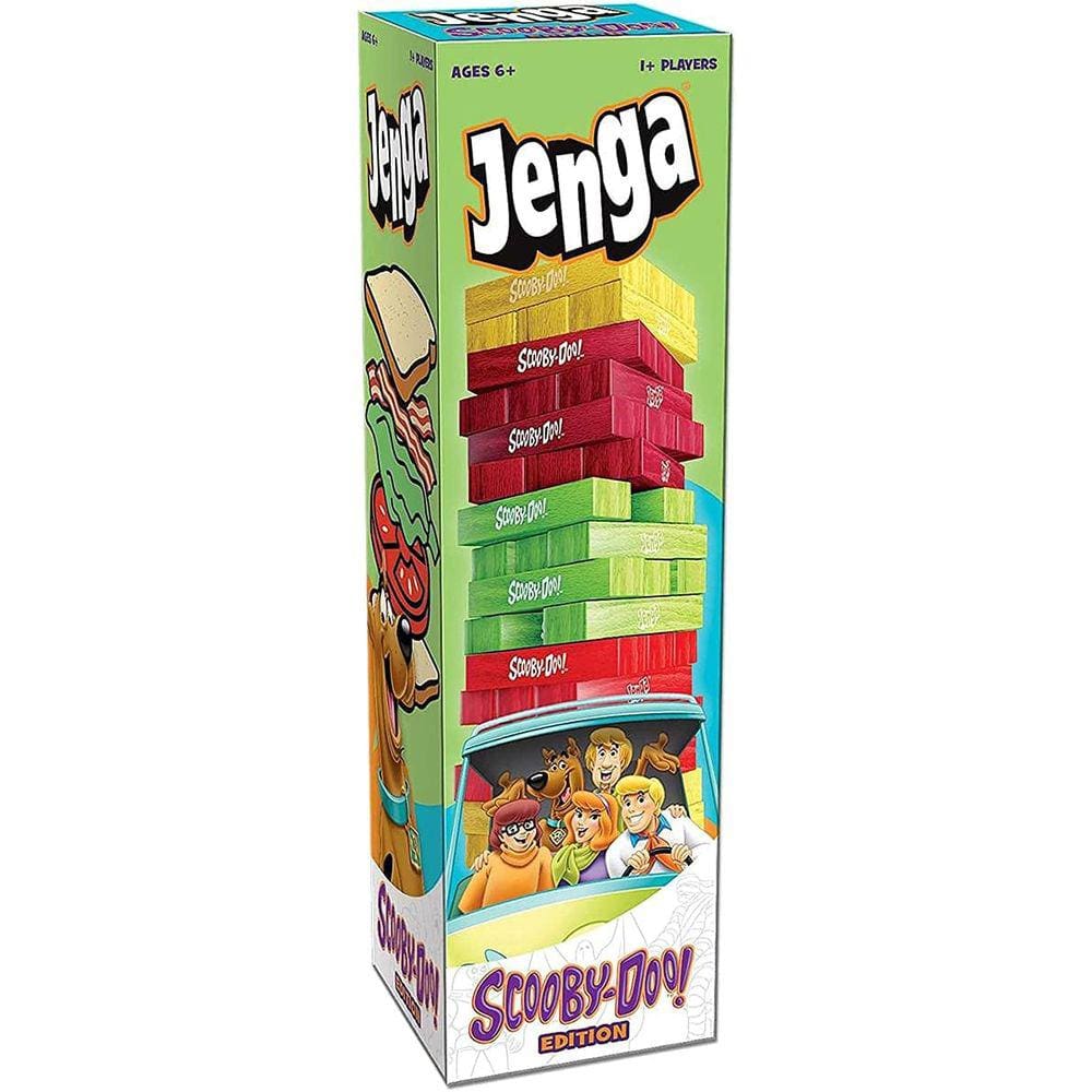 Jenga Game USAopoly Scooby-Doo Edition para crianças de 6 anos ou mais