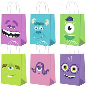 Sacos de presentes de festa Tawekel Monster Inc Cartoon 24 unidades
