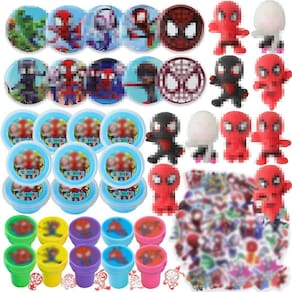Conjunto de lembrancinhas Shruendi Spider His Amazing Friends 90 unidades