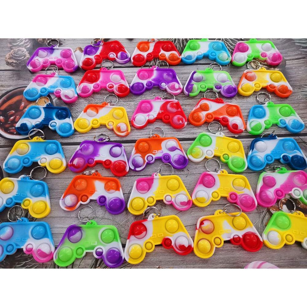 Controladores de jogos Fidget Keychains, pacotes de 30 para crianças