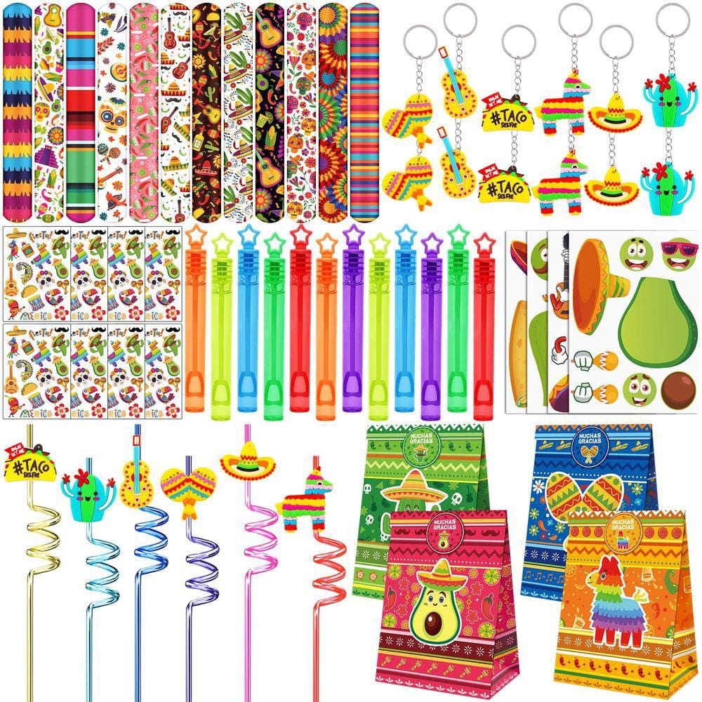 Conjunto de lembrancinhas de festa Fiesta Mexican Theme 84 unidades para Cinco De Ma
