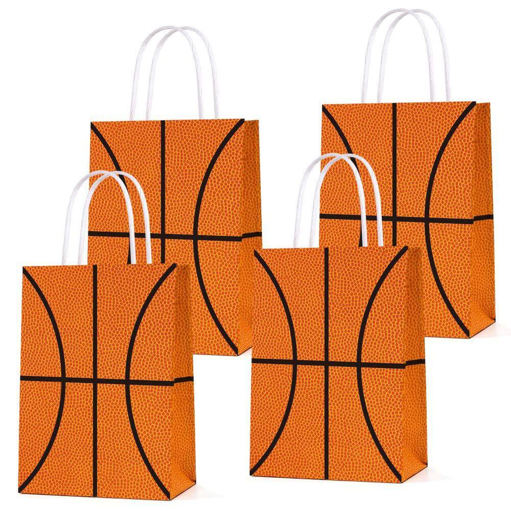 Sacos de presente para festas de basquete BCHOCKS, 16 unidades para aniversário