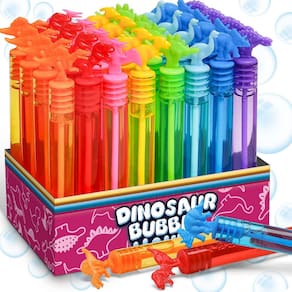 Bubble Toy MAPIXO, pacote com 32 varinhas de bolhas de dinossauro com caixa de presente
