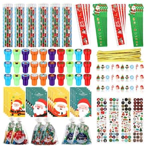 Conjunto de lembrancinhas de festa de Natal Qilery 452 unidades para crianças