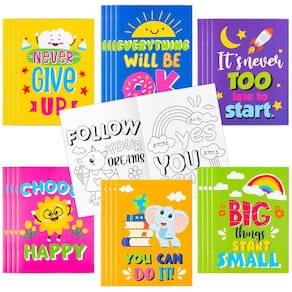 Livro de colorir Bzaber Inspirational Quotes Kids 24 unidades