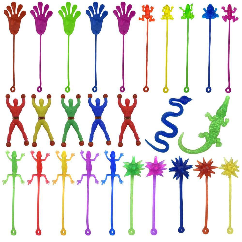 Brinquedos pegajosos PPXMEEUDC 27 unidades multicoloridos para lembrancinhas infantis