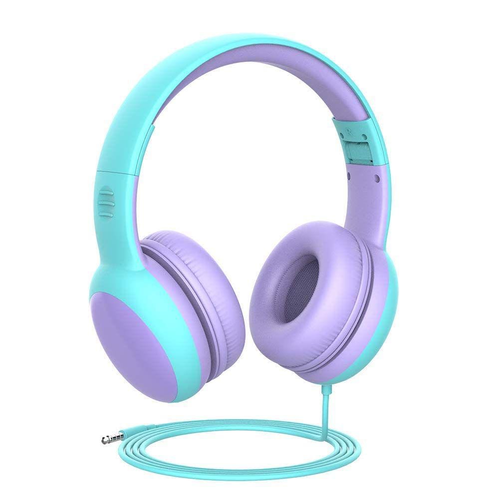 Fones de ouvido gorsun Kids Over Ear com volume limitado para crianças