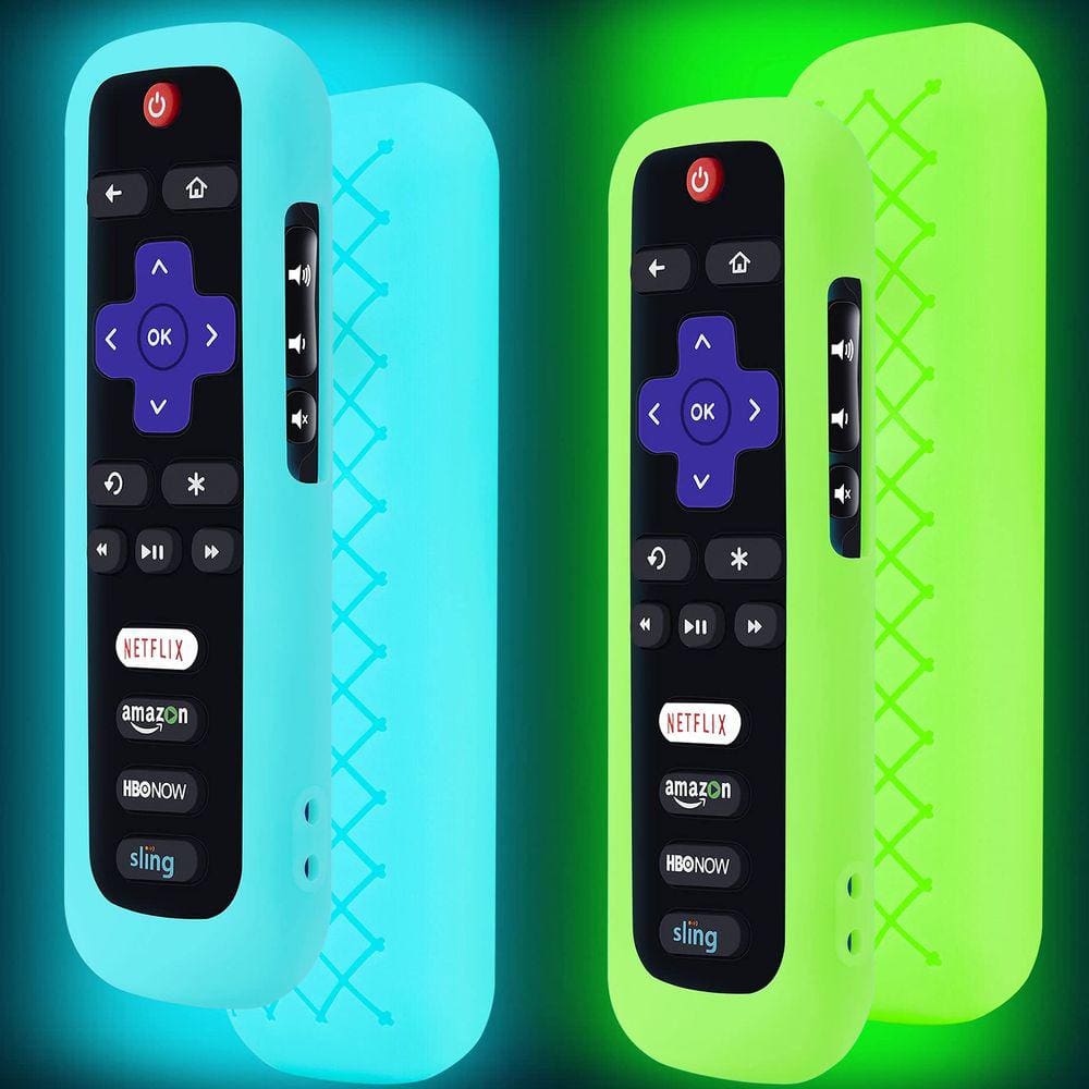 Estojo remoto/tampa de bateria, pacote com 2 unidades para Smart TV TCL Roku