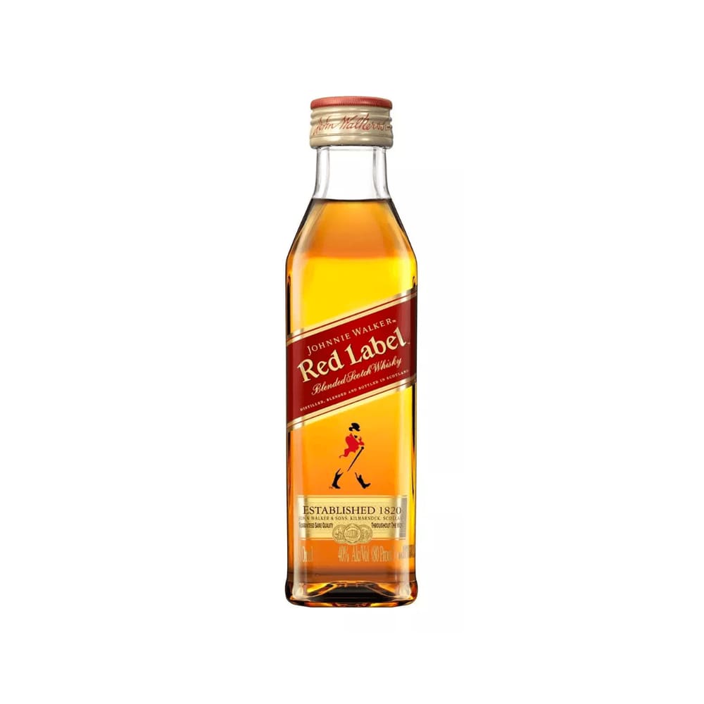 Whisky J W Alker R Ed Label M Iniatura 50Ml