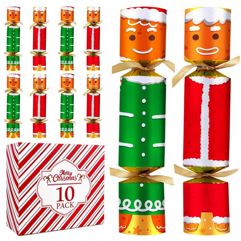 Mesa de festa Favor Jorfin, pacote com 10 unidades de Natal, Natal sem pressão
