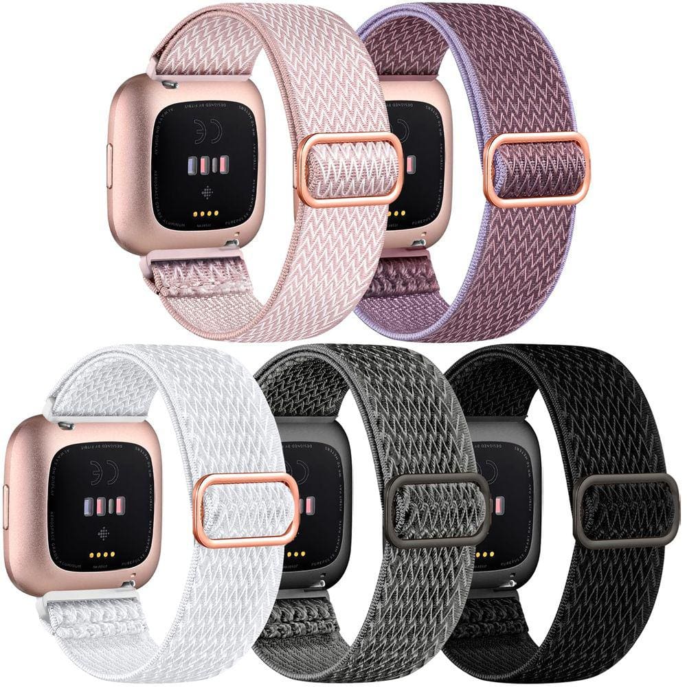 Pulseira de relógio DaQin Elastic Sport Nylon para Fitbit Versa 2