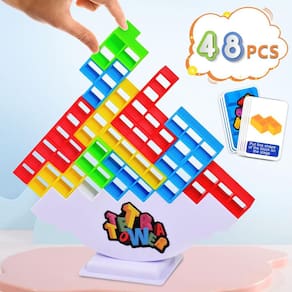 Tetra Tower Game POCHY 48 unidades para crianças e adultos com mais de 2 jogadores