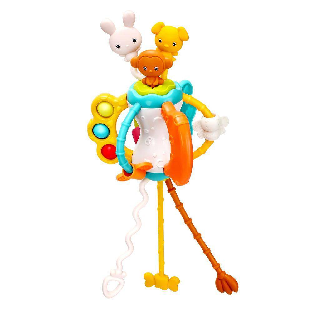 Brinquedo sensorial Montessori Warm Feather para bebês com mais de 18 meses