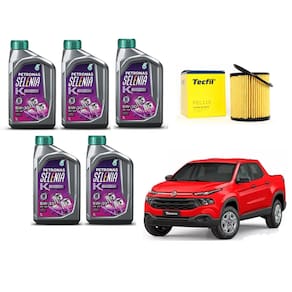 Kit Troca Óleo + Filtro pel119 p/ Toro 1.8 Flex 2015 até 2020